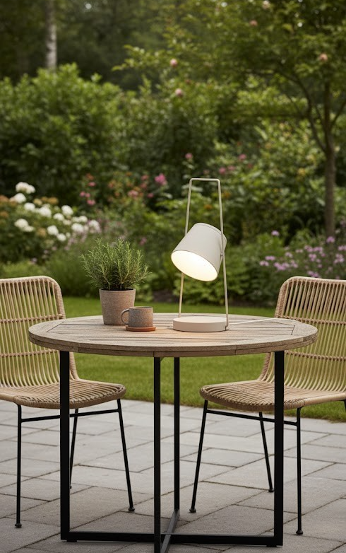 LUMIDA Garden Solar-Spotlight Schwenkbar RGB & Warmweiß USB-C Gartenleuchte